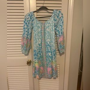 Lilly Pulitzer off the shoulder dress